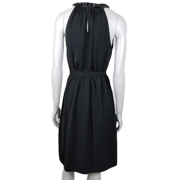 DKNY Black Special Occasion Dress Beautiful Beading Medium - Picture 6 of 8